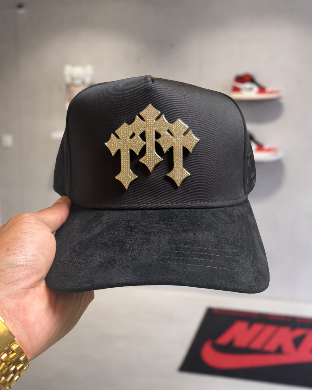El Barbas Hats x CT "Chrome x CT" (Suede Brim)
