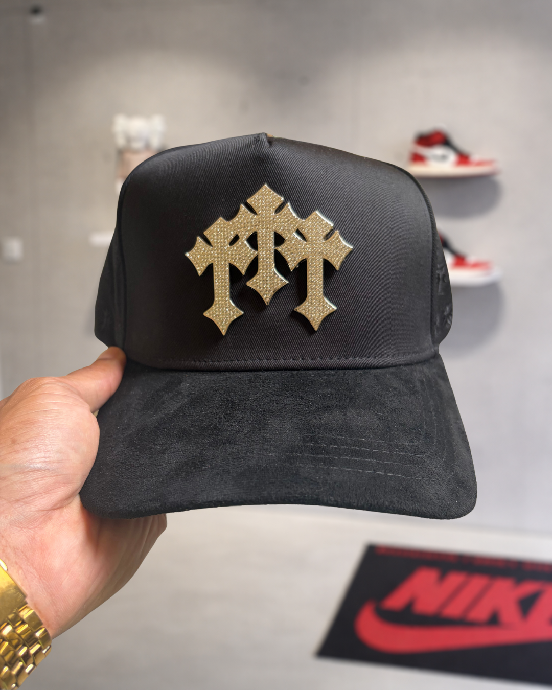 El Barbas Hats x CT "Chrome x CT" (Suede Brim)