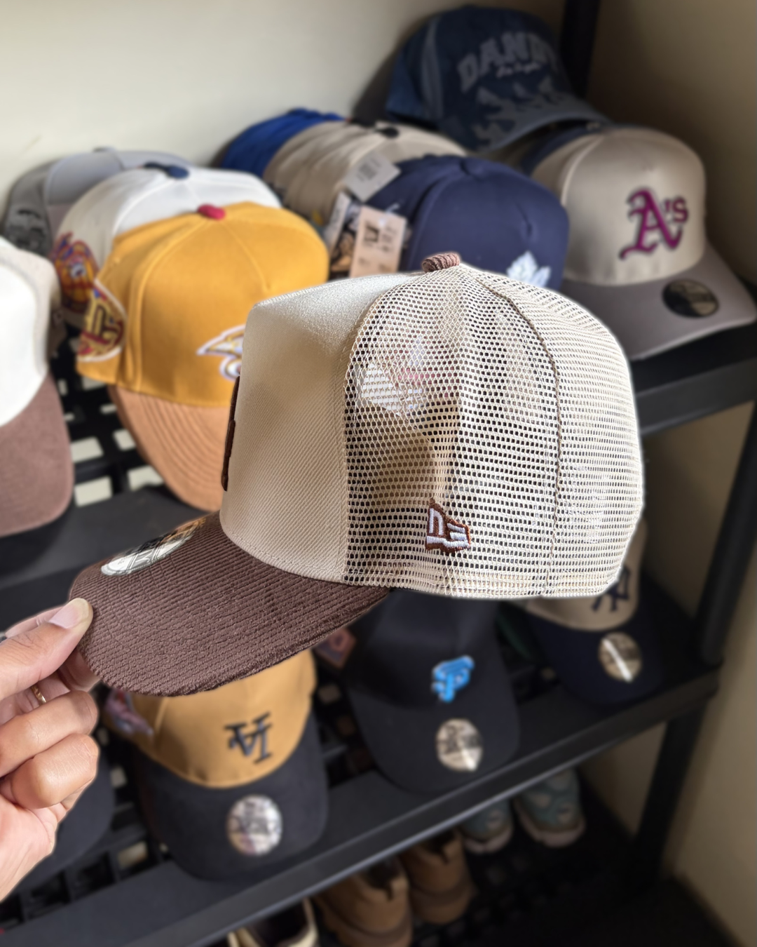 New Era 9FORTY A-Frame Los Angeles Dodgers Trucker Hat