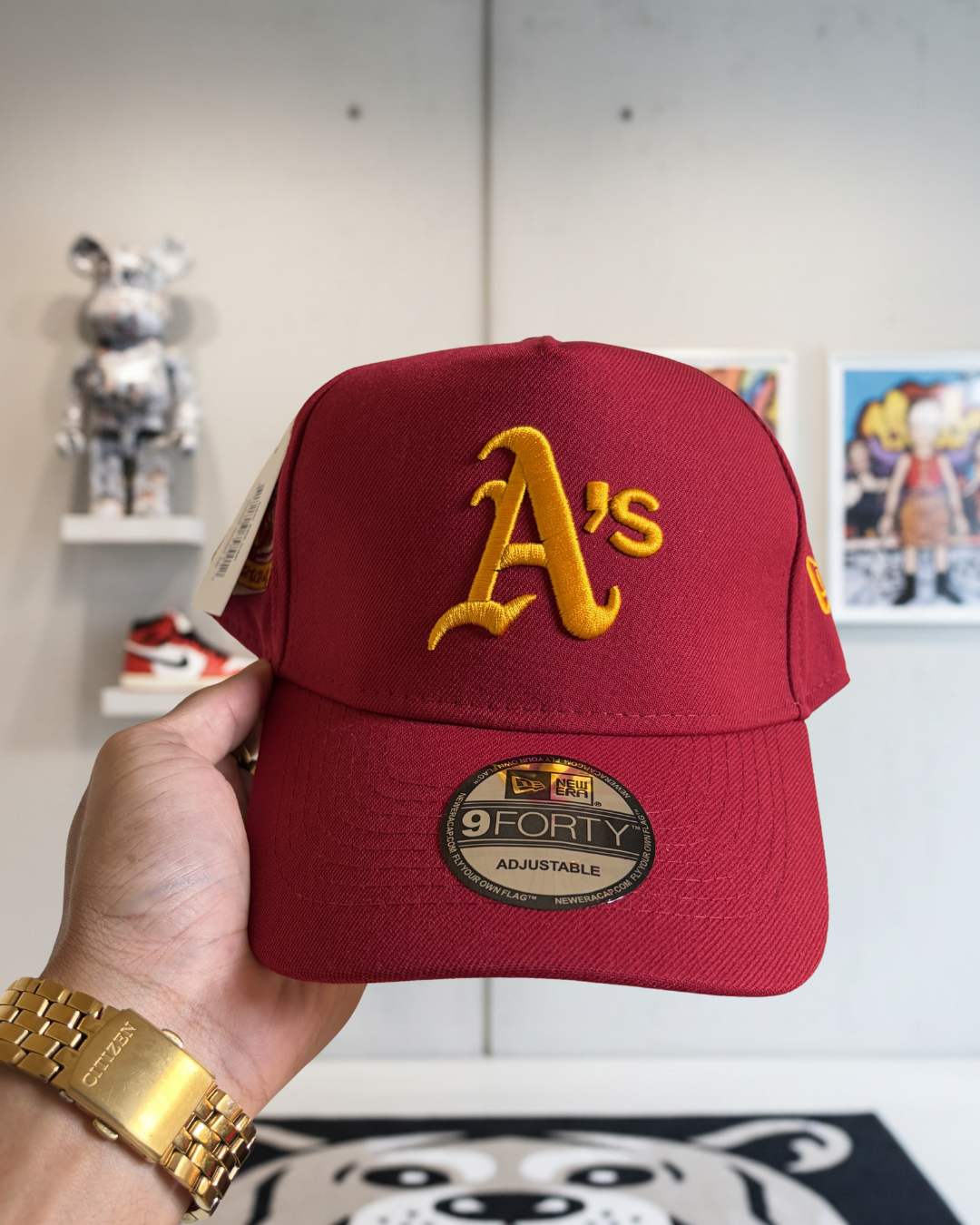 Oakland Athletics Coliseum Cardinal Red Prime Edition 9Forty A-Frame Snapback